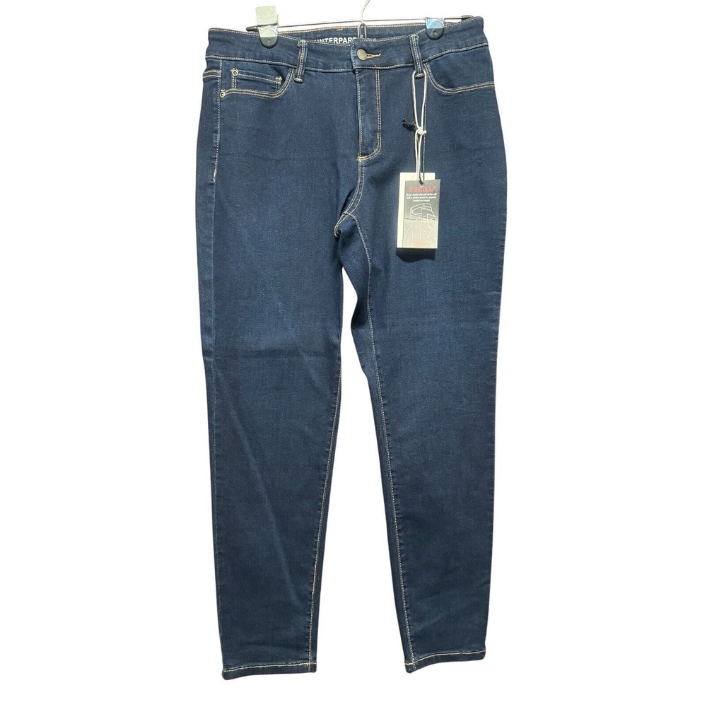 Counterparts Denim Think Slim Tummy Control Skinny Jeans‎ Dark Wash Blue Size 12